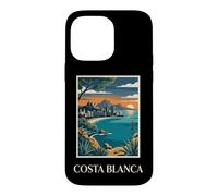 Costa Blanca Spain Europe Mediterranean Coast Retro Case for iPhone 14 Pro Max