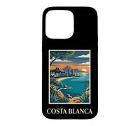 Costa Blanca Spain Europe Mediterranean Coast Retro Case for iPhone 15 Pro Max