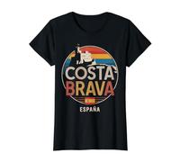 Costa Brava España City Travel Spain Value Graphic T-Shirt, Women, Black, XS