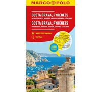 Costa Brava Marco Polo Map: Includes Pyrenees, Basque Country, Navarre, Aragon, Andorra and Catalonia (Marco Polo Maps)