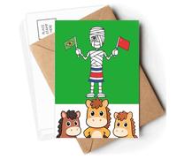 costa chinese flag brazil flag Postcards Envelopes Cards Mailing Year Horse