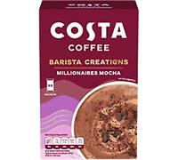 COSTA COFFEE Barista Creations Instant Coffee Sachets Caffe Mocha Millionaires 23 g Pack of 6