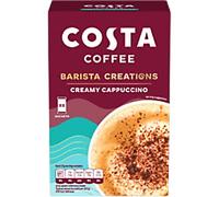 COSTA COFFEE Barista Creations Instant Coffee Sachets Cappuccino 17 g Pack of 6