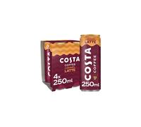 Costa Coffee Caramel Latte 4 x 250 ml