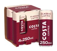 Costa Coffee Classic Latte Iced Coffee 4 x 250ml
