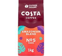 COSTA COFFEE Coffee Beans Bags Beans Amazonian 5 Dark 1 kg