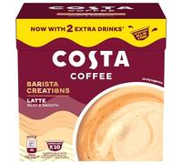 Costa Coffee Dolce Gusto Latte One Pod 10 x 16g, Silky and Smooth. Barista Creations now with 2 Extra Drinks. All in One Pod.