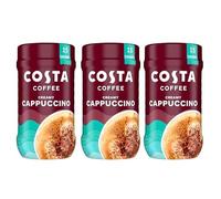 Costa Coffee Instant Coffee Beverage - Creamy Cappuccino Barista Creations Coffee Powder Instant (Pack of 3 x 255g)