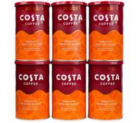 Costa Coffee Instant Smooth Medium Roast, 6 x 100g