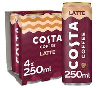 Costa Coffee Latte 4 x 250 ml