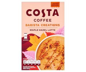 Costa Coffee Limited Edition Barista Creations Maple Hazel Latte 5 x 17g (85g)