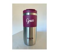 Costa Coffee Personalised Travel Mug. Stainless Steel.