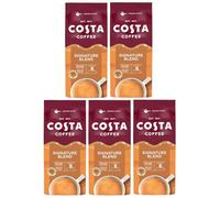 Costa Coffee Signature Blend Medium Roast Ground Coffee 200g (Pack of 5, Total 1000 Grams)