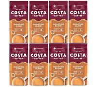 Costa Coffee Signature Blend Medium Roast Ground Coffee 200g (Pack of 8, Total 1600 Grams)