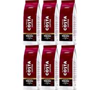Costa Coffee Signature Blend Mocha Italia Dark Roast Whole Coffee Beans, 1Kg (Pack of 6, Total 6000 Grams)