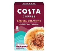COSTA COFFEE Barista Creations Instant Coffee Sachets Cappuccino 17 g Pack of 6