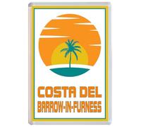 Costa del Barrow-in-Furness - Jumbo Fridge Magnet 96 x 67mm