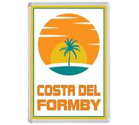 Costa del Formby - Jumbo Fridge Magnet 96 x 67mm