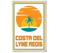 Costa del Lyme Regis - Jumbo Fridge Magnet 96 x 67mm