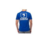Costa Del Mar Men's Emblem Marlin Short Sleeve Crewneck, Royal Blue, XL