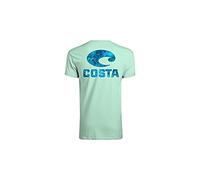 Costa Del Mar Men's Mossy Oak Coastal Short Sleeve Crewneck, Chill, XXL