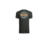 Costa Del Mar Men's Prado Short Sleeve Tee T-Shirt, Dark Heather, Large