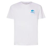 Costa Del Mar Men's Tech Spinners T-Shirt, White, Large