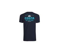 Costa Del Mar Men's Topwater Short Sleeve Tee T-Shirt, Navy, Medium
