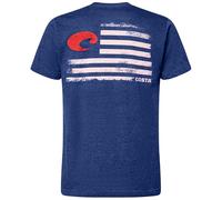 Costa Del Mar Men's Tshirt, Heather Royal, Large