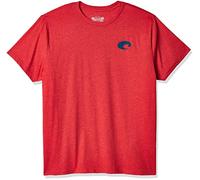 Costa Del Mar Unisex's Species Shield Tee T-Shirt, Heather Red, XXL