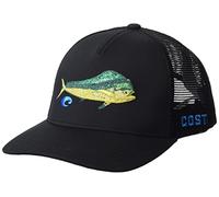 Costa Del Mar Unisex's Stitched Trucker Dorado Hat, Black, One Size