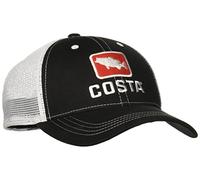 Costa Del Mar Women's Trucker Hat, Black + White, One Size