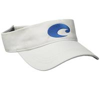 Costa Del Mar Women's Cotton Visor Hat, White, One Size
