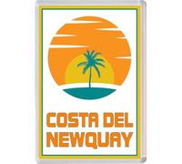 Costa del Newquay - Jumbo Fridge Magnet 96 x 67mm