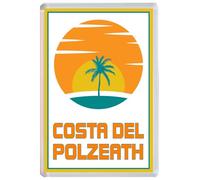 Costa del Polzeath - Jumbo Fridge Magnet 96 x 67mm