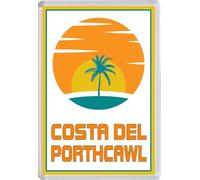 Costa del Porthcawl - Jumbo Fridge Magnet 96 x 67mm