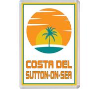 Costa del Sutton-on-Sea - Jumbo Fridge Magnet 96 x 67mm