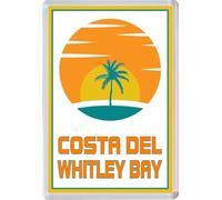 Costa del Whitley Bay - Jumbo Fridge Magnet 96 x 67mm