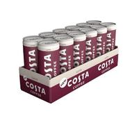 Costa Flavoured Latte Coffee Drink On The Go Smooth Creamy 12 x 250ml