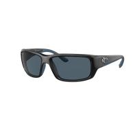 Costa Man Sunglass 6S9006 Fantail - Frame color: Matte Black, Lens color: Gray