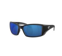 Costa Man Sunglass 6S9014 Blackfin - Frame color: Matte Black, Lens color: Blue Mirror