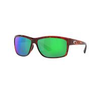 Costa Man Sunglass 6S9048 Mag Bay - Frame color: Tortoise, Lens color: Green Mirror