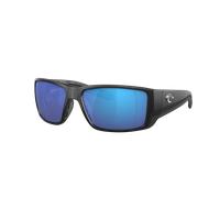Costa Man Sunglass 6S9078 Blackfin PRO - Frame color: Matte Black, Lens color: Blue Mirror