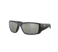 Costa Man Sunglass 6S9078 Blackfin PRO - Frame color: Matte Black, Lens color: Gray Silver Mirror