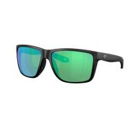 Costa Man Sunglass Broadbill II XL - Frame color: Matte Black, Lens color: Green Mirror