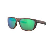 Costa Man Sunglass Ferg - Frame color: Matte Tortoise, Lens color: Green Mirror