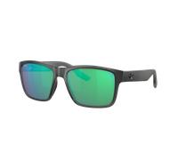 Costa Man Sunglass Paunch - Frame color: Matte Smoke Crystal, Lens color: Green Mirror