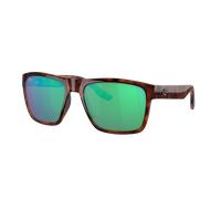 Costa Man Sunglass Paunch XL - Frame color: Tortoise, Lens color: Green Mirror
