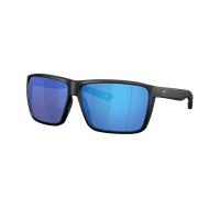 Costa Man Sunglass Rincon II - Frame color: Matte Black, Lens color: Blue Mirror