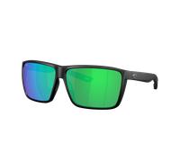 Costa Man Sunglass Rincon II - Frame color: Matte Black, Lens color: Green Mirror